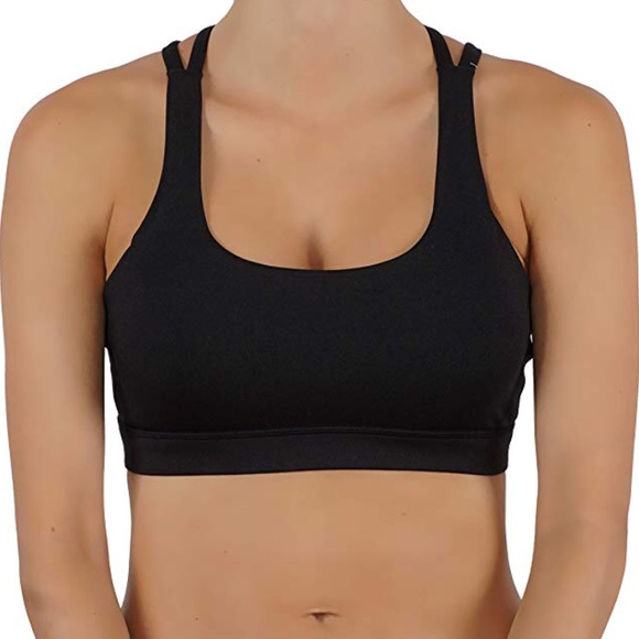 Criss cross back Detail sport bra black high support high performance - Picture 3 of 3